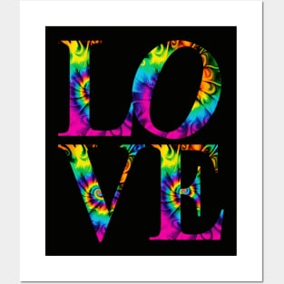 Tie Dye Love Posters and Art